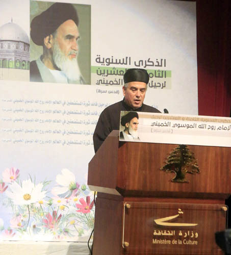 السفارة الإيرانية أحيت ذكرى رحيل الإمام الخميني .. فتحعلي: لوحدة دول المنطقة ضد أعدائها وفي طليعتهم العدو الصهيوني