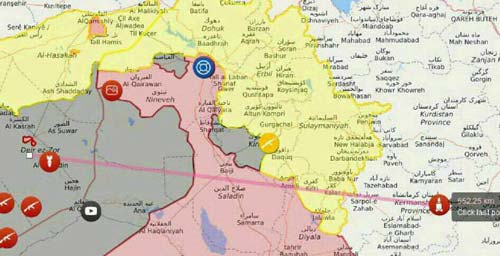 الحرس الثوري الإيراني يستهدف بصواريخ قصيرة المدى مقرات لـ’داعش’ في دير الزور