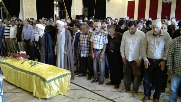 حزب الله شيع فقيد الجهاد والمقاومة حسين علي معتوق