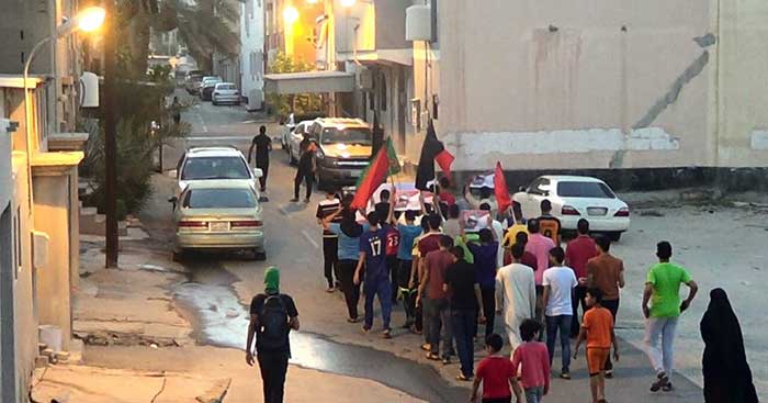 البحرينيون يهتفون: الأحرار قادمون يا قدس