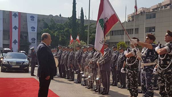 عون للقوى الامنية: لليقظة في مرحلة ما بعد سقوط التنظيمات الارهابية في سوريا لئلا يدخلوا لبنان