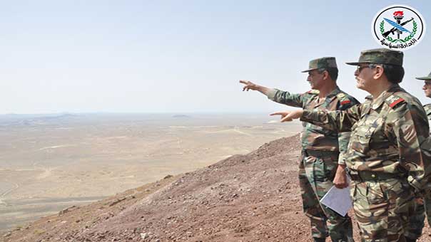 وزير الدفاع السوري تفقد ميدانياً القطعات العاملة في ريف دمشق الجنوبي الشرقي