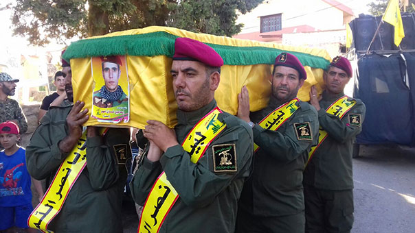 حزب الله وجمهور المقاومة شيّعوا الشهيد المجاهد اسماعيل أمهز في نبحا في البقاع الشمالي