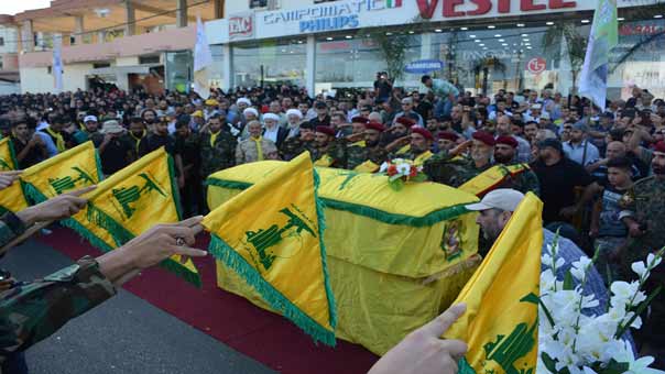 حزب الله يشيع الشهيد فادي شحوري في الدوير&lrm;
