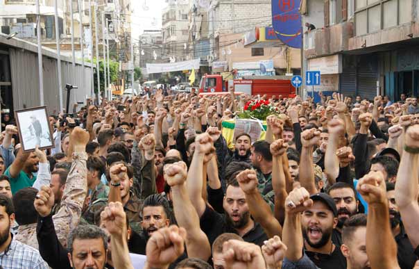 تشييع الشهيد المجاهد احمد نزيه مهدي &rsquo;سيد صادق&rsquo; في روضة الحوراء زينب (ع) في الغبيري