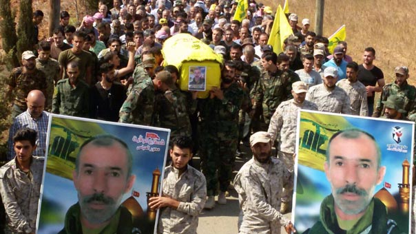 حزب الله وجمهور المقاومة شيعوا الشهيدين حسن جرادي وعبد الوهاب محمد شعيب 