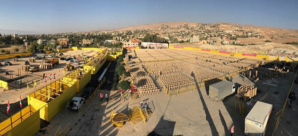 لبنان الدولة والشعب يحتفلان بالانتصار في بعلبك اليوم