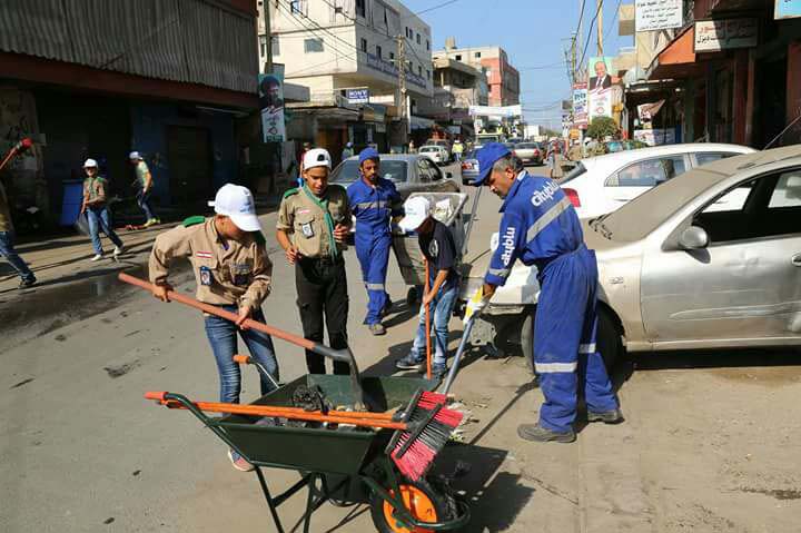 بالصور: انطلاق حملة &rsquo;النظافة&rsquo; في الضاحية الجنوبية بيروت في أول محاور مشروع &rsquo;ضاحيتي&rsquo; التجميلي 