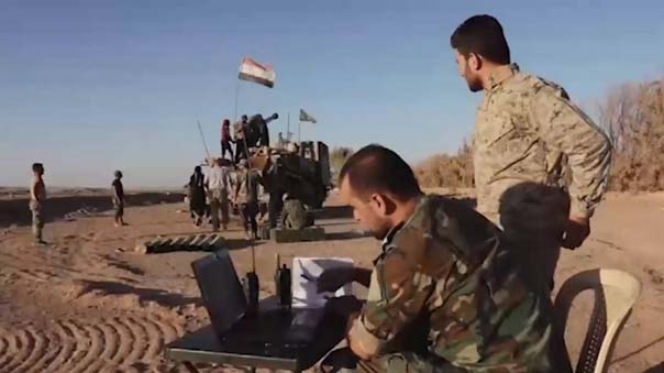 الاوتستراد الدولي بين دير الزور - دمشق بات بقبضة الجيش السوري والحلفاء.. وارهابيو &rsquo;داعش&rsquo; يهربون باتجاه الميادين
