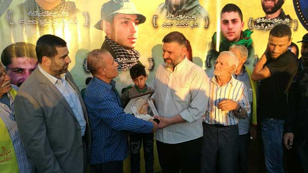 طيرحرفا الجنوبية تقيم حفل إستقبال للقائد الميداني في المقاومة بدير الزور الحاج ابو مصطفى