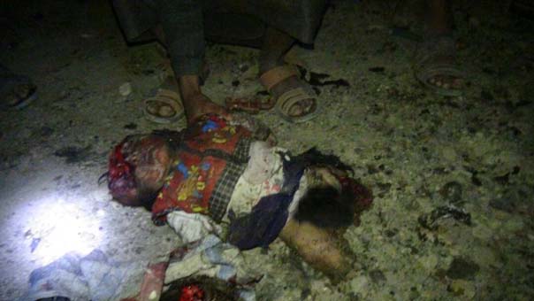 بالصور والأسماء: مجزرة سعودية مروعة بحق مسافرين في مأرب.. 12 شهيداً جلهم من الأطفال والنساء