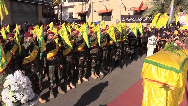 حزب الله وجمهور المقاومة شيعوا الشهيدين مصطفى شومر ومحمد مراد في النبطية وبريقع