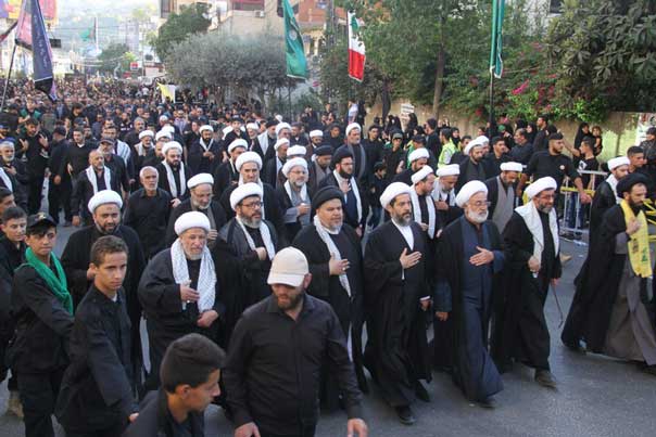 مسيرة حاشدة في النبطية بذكرى 13 محرّم تخللها تشييع ثلاثة شهداء

