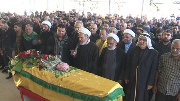 حزب الله وجمهور المقاومة شيعوا الشهيد أحمد علي فخر الدين بموكب مهيب