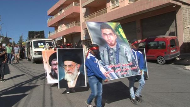 حزب الله وجمهور المقاومة شيعوا الشهيد أحمد علي فخر الدين بموكب مهيب