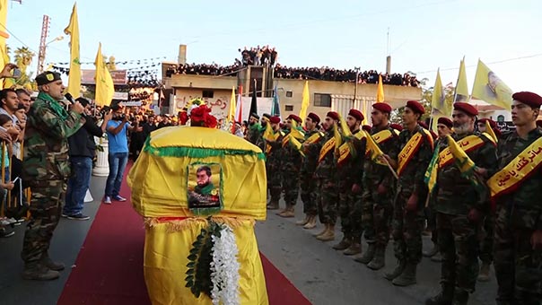 حزب الله وجمهور المقاومة شيّعوا الشهداء علي صبرا ومحمد الجندي وابراهيم سبيتي