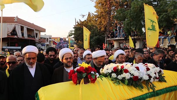 حزب الله وجمهور المقاومة شيّعوا الشهداء علي صبرا ومحمد الجندي وابراهيم سبيتي