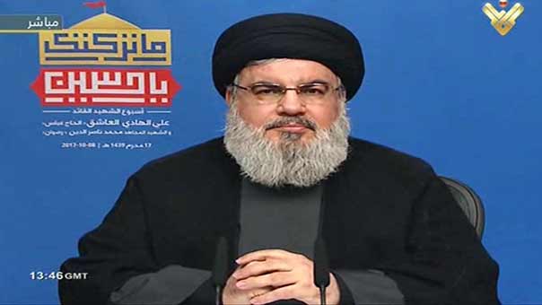 كلمة السيد نصر الله في ذكرى إسبوع الشهيد القائد علي هادي العاشق والشهيد محمد حسن ناصر الدين