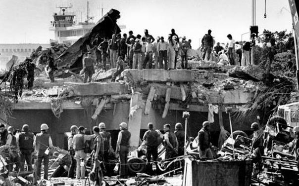 في مثل هذا اليوم من عام 1983: قرابة الـ 249 جندياً أميركياً قتلى في بيروت