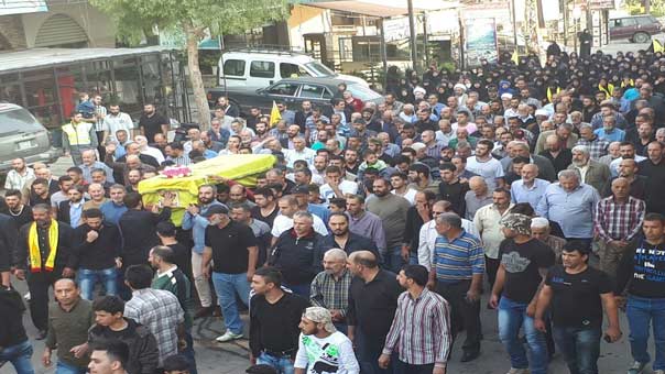 تشييع الشهيدين حيدر أحمد ومرتضى في رأس أسطا والهرمل