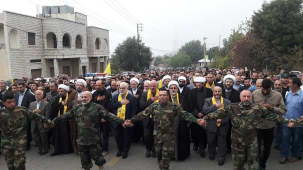 تشييع الشهيدين حيدر أحمد ومرتضى في رأس أسطا والهرمل