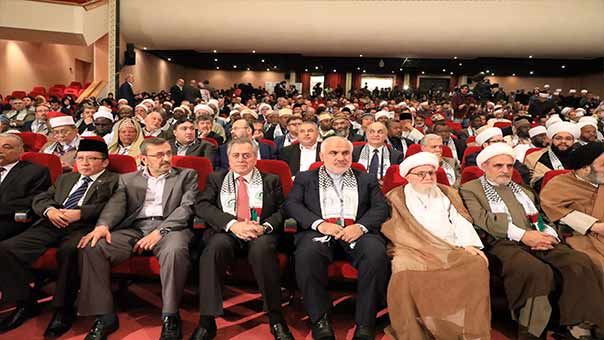 افتتاح مؤتمر &rsquo;الوعد الحق&rsquo; في بيروت.. والشيخ قاسم: لا تتعبوا أنفسكم بالصراخ فالمقاومة حياتنا

