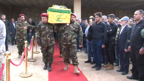 حزب الله وأهالي بلدة الناصرية البقاعية يشيعون الشهيد المجاهد عباس محمد الترشيشي