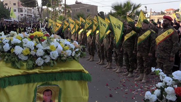 حزب الله وأهالي ميفدون شيّعوا الشهيد المجاهد عبد الرضا قمر الدين في ميفدون