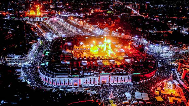 كربلاء المقدسة تشهد أكبر تجمع بشري في التاريخ