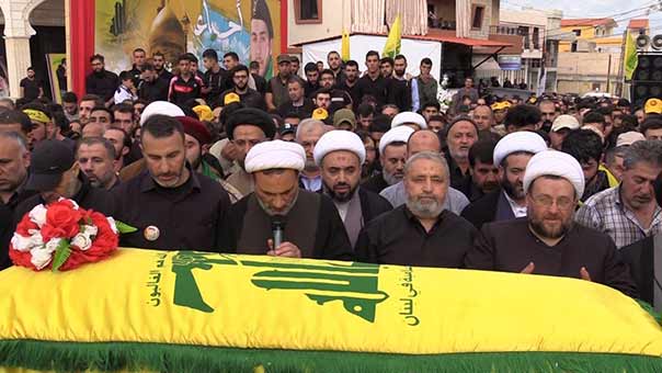  تشييع الشهيد عدنان قميحة في كفرصير