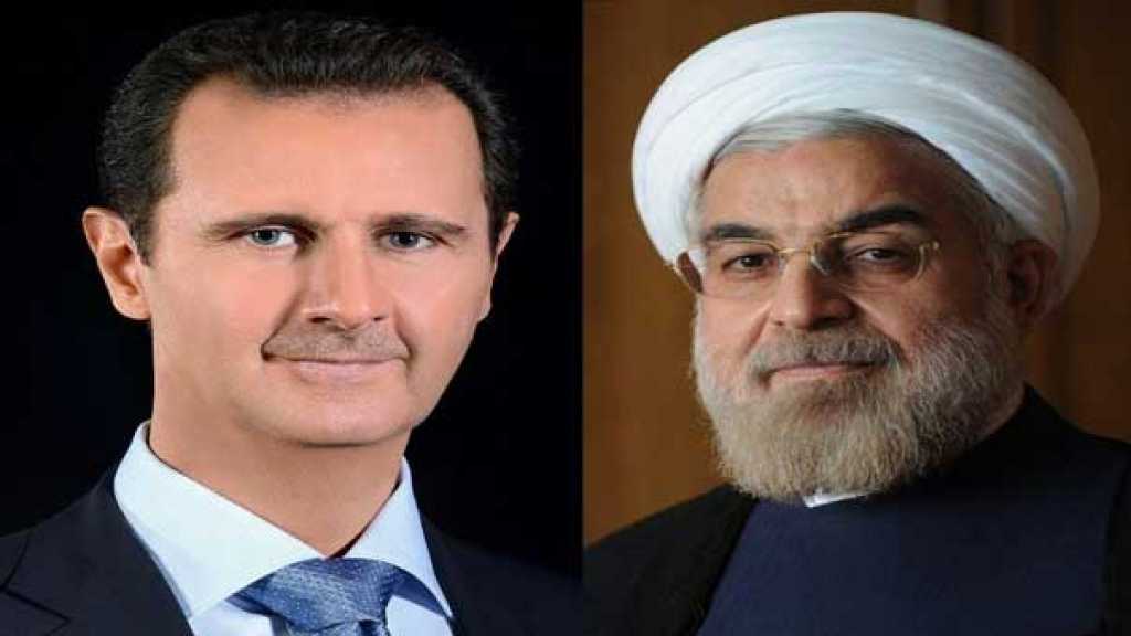  روحاني يؤكد على مشاركة بلاده بإعمار سوريا والاسد يرحب بمشاركة إيرانية فاعلة