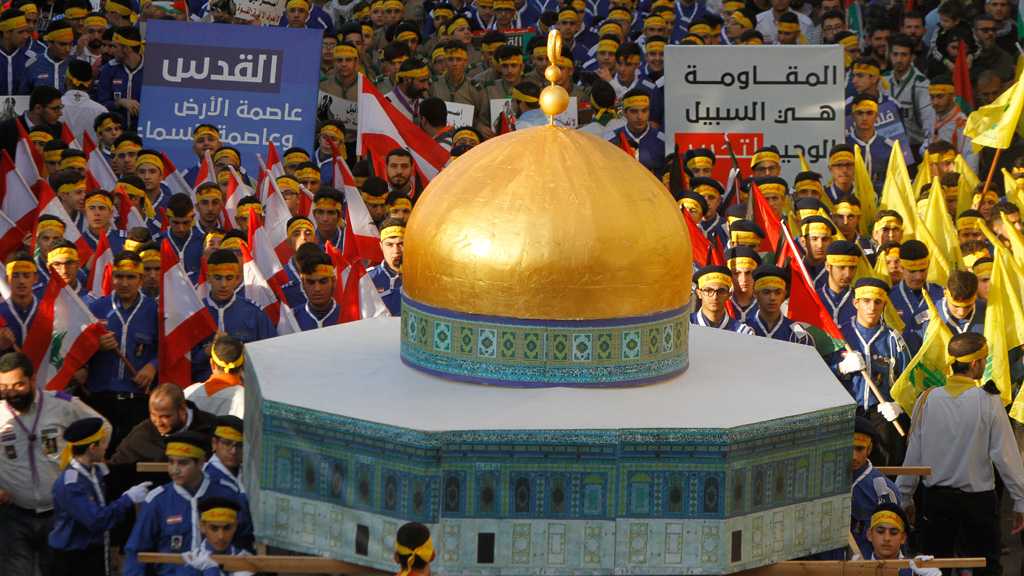تظاهرة شعب المقاومة في الضاحية .. &rsquo;للقدس رايحين .. شهداء بالملايين&rsquo;