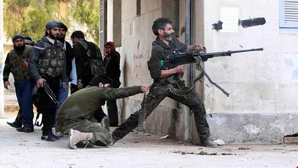 حرب المحاور تستعر بين الجماعات الارهابية في الغوطة الشرقية وإدلب وحماه
