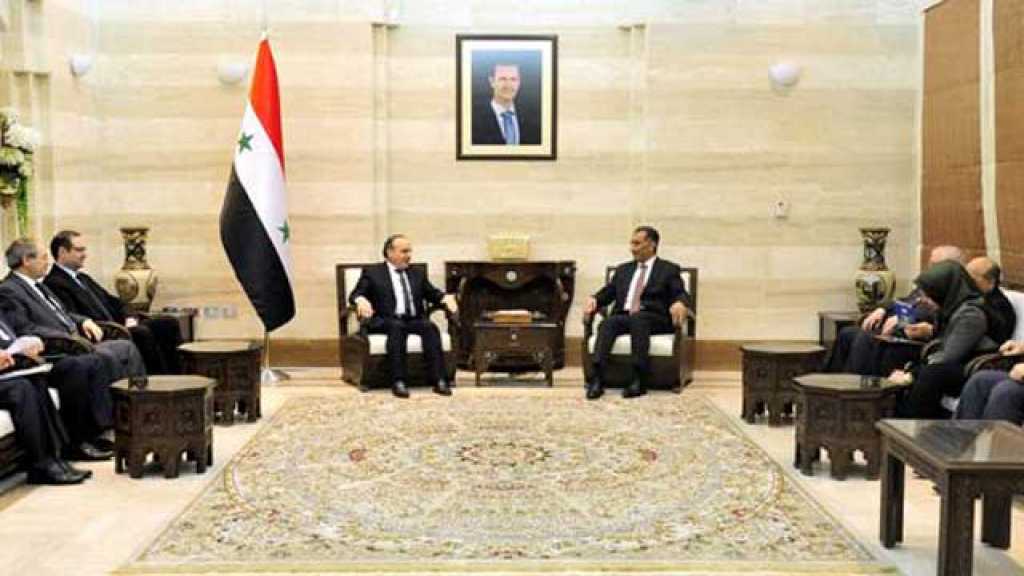 خميس : الحرب على الإرهاب تتطلب أعلى درجات التنسيق بين سورية والعراق