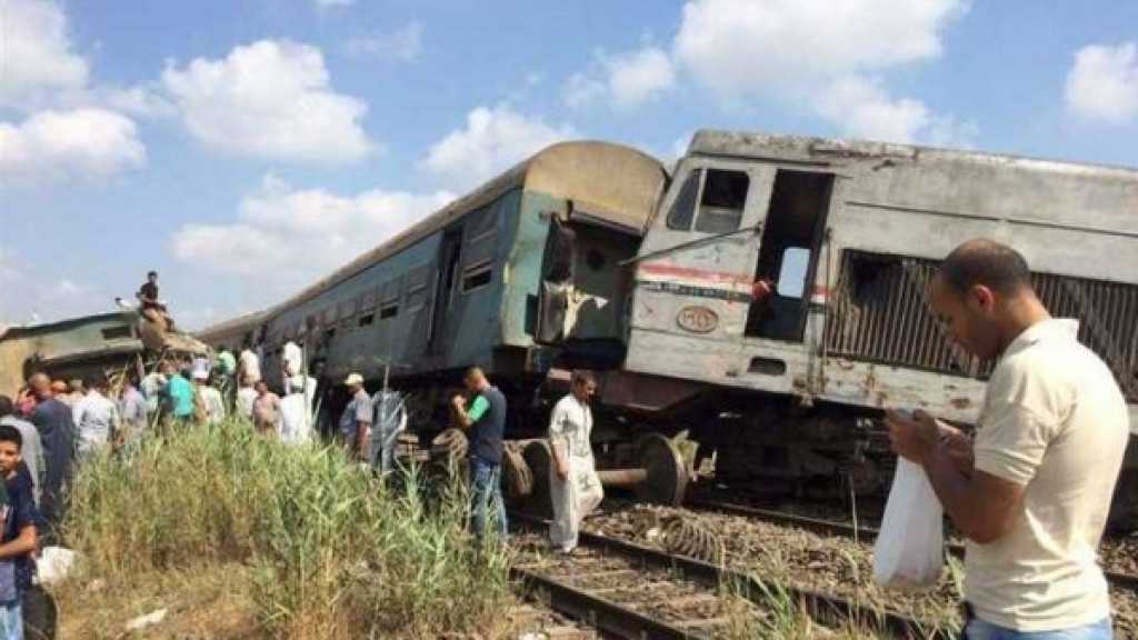 مصر: 16 قتيلًا وعشرات الجرحى إثر تصادم قطارين