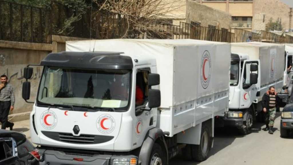 دخول قافلة مساعدات للمدنيين المحاصرين في الغوطة
