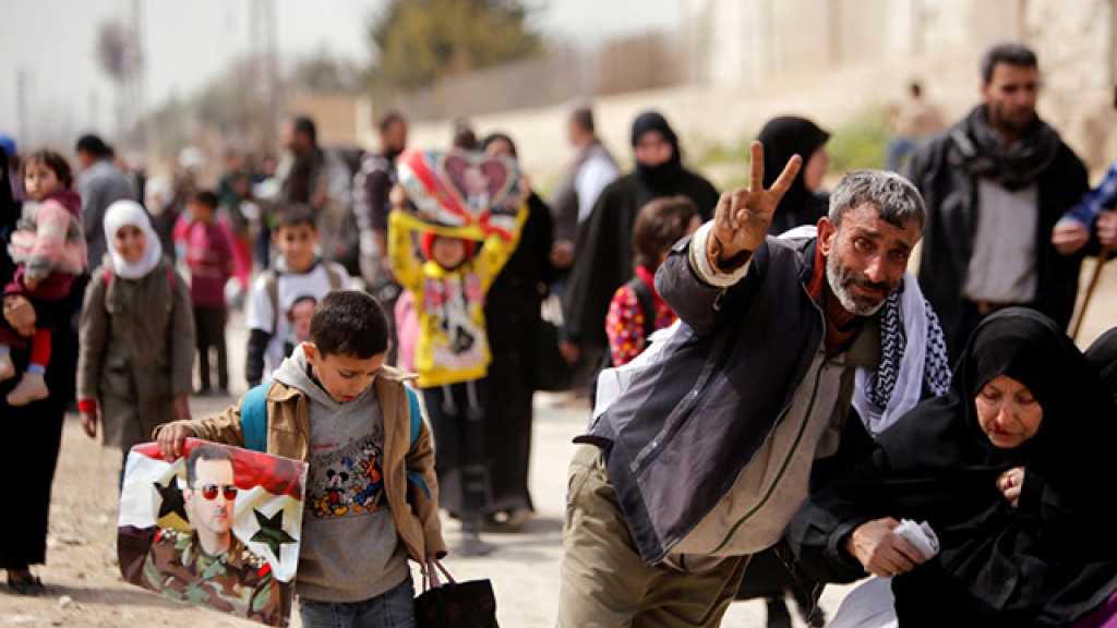 إجلاء أكثر من 3500 مدني من الغوطة الشرقية عبر معبر حمورية