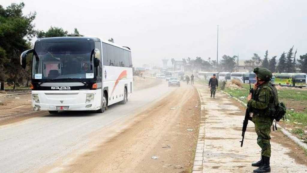 إجلاء 1211 مسلحا من دوما خلال الساعات الـ24 الماضية