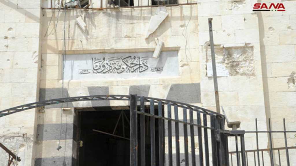 بالصور - ما تبقى من محاكم &rsquo;جيش الإسلام&rsquo; في دوما