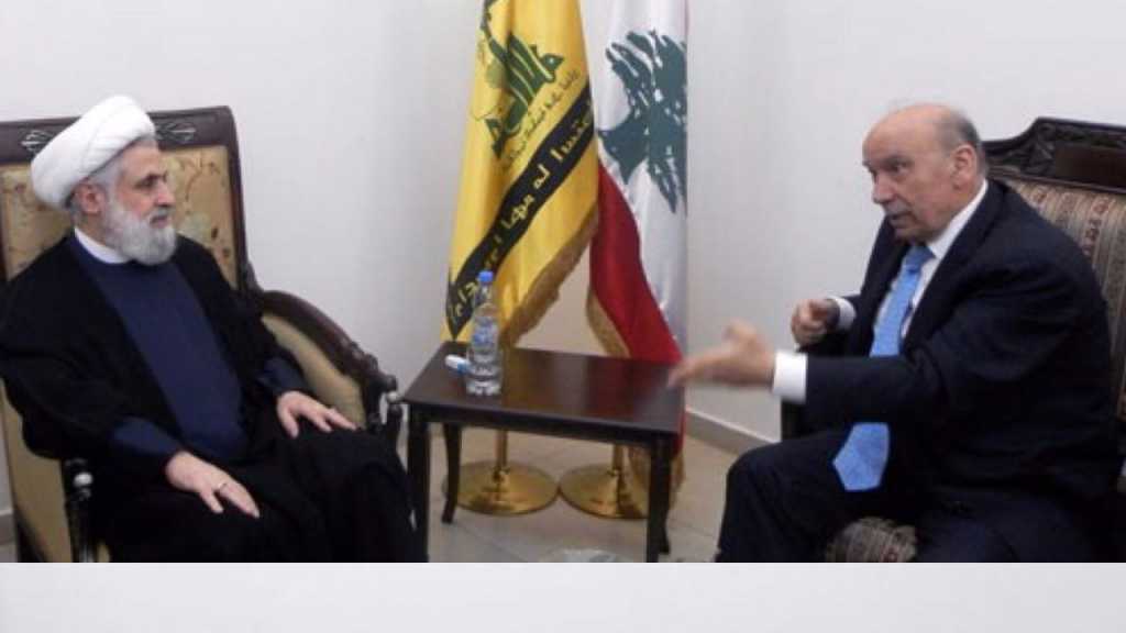 &nbsp;الشيخ قاسم يستقبل النائبين مراد والحسيني&nbsp;