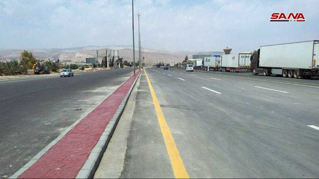 افتتاح طريق دمشق - حمص بعد سنوات على إغلاقه