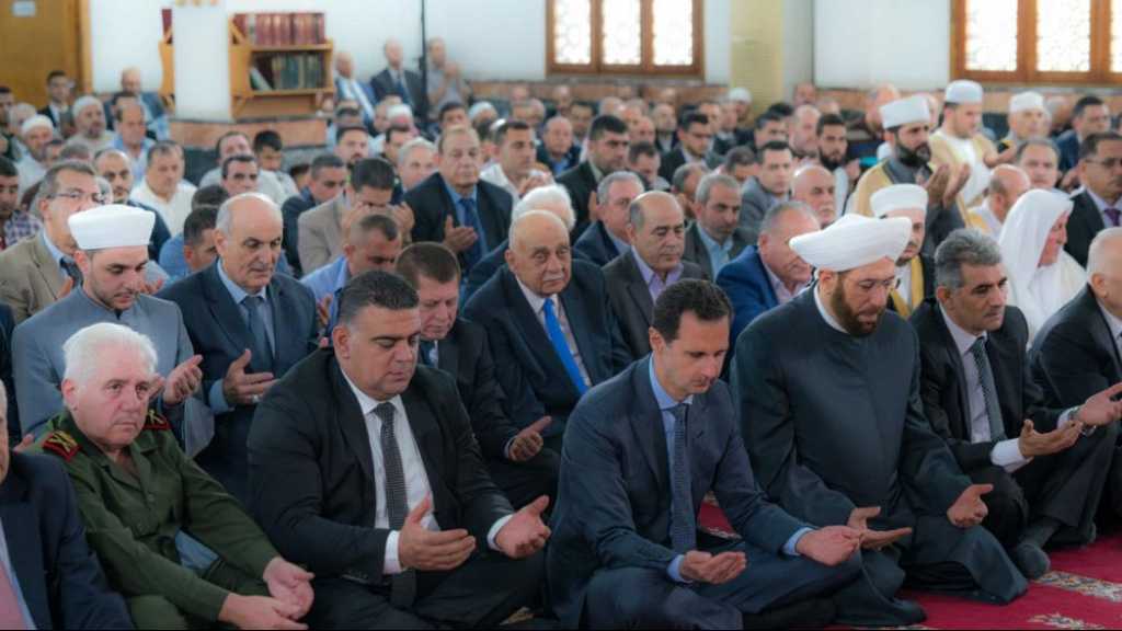 الرئيس الأسد يؤدي صلاة عيد الفطر المبارك في طرطوس