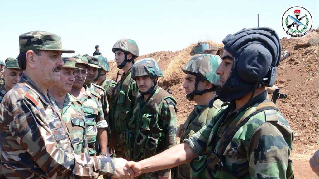 وزير الدفاع السوري يزور جنود الجيش في مواقعهم والجرحى بمناسبة عيد الفطر