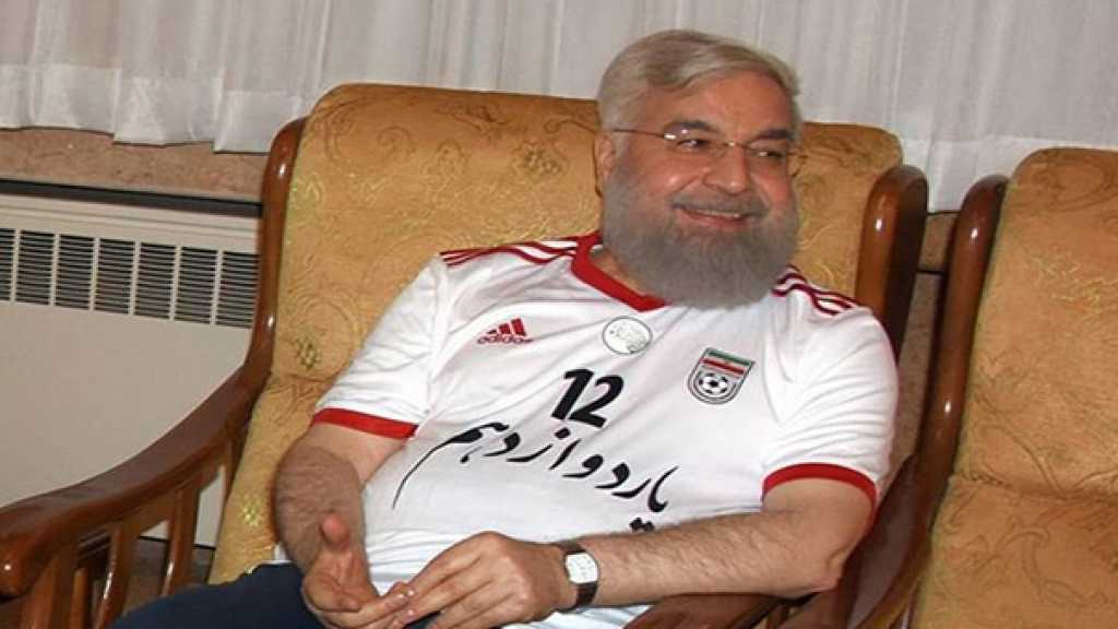 كيف تابع الرئيس روحاني مباراة المنتتخب الإيراني؟