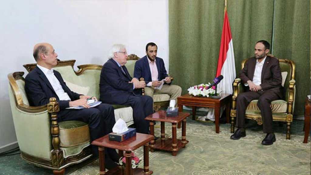 المشاط يستقبل المبعوث الأممي الى اليمن