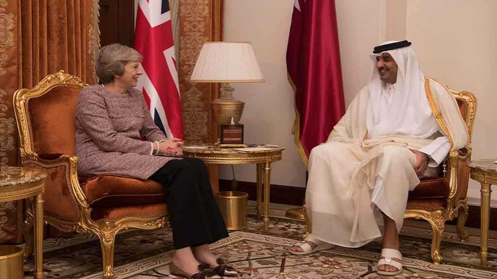  أمير قطر في لندن