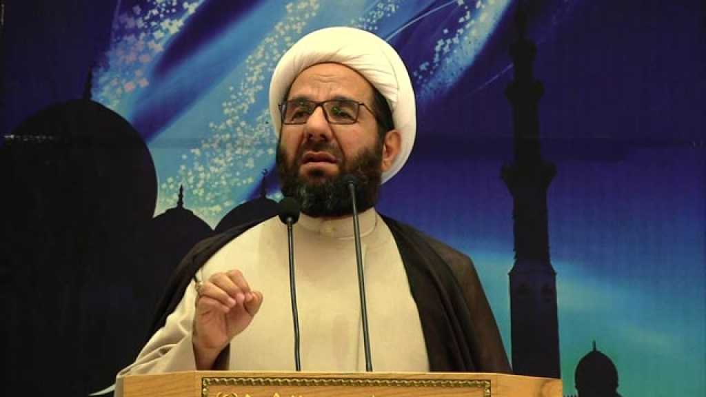 الشيخ دعموش : إنهاء الأزمة الحكومية لا يكون إلا بتجاوز الإملاءات والرغبات السعودية