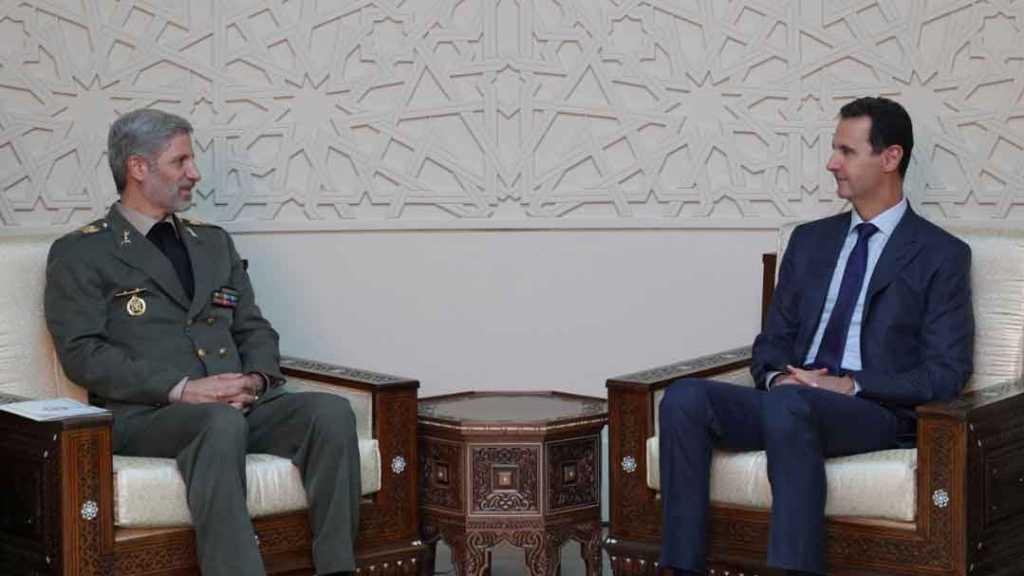 الاسد يلتقى وزير الدفاع الايراني: لتعزيز مكامن القوة في مواجهة النهج الأميركي التخريبي