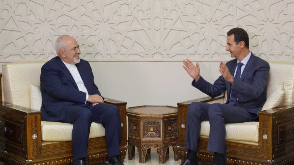 الأسد وظريف يؤكدان أن ضغوط بعض الدول الغربية لن تثنيهما عن مواصلة الدفاع عن مبادئهما