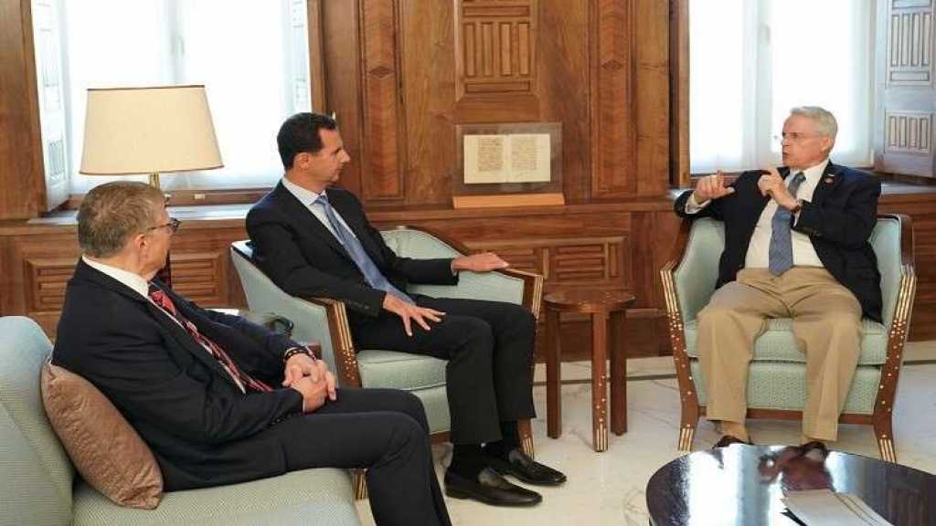 الرئيس الأسد لسيناتور أميركي: التهديد والعقوبات ودعم الإرهاب سمات للدور الأميركي